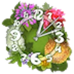 flower parade clock android application logo